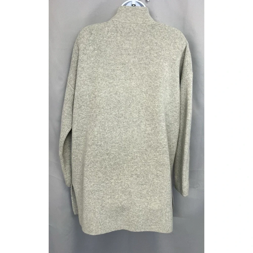 Madewell Women's Spencer‎ Sweater Coat Cardigan Size M Gray Merino Wool